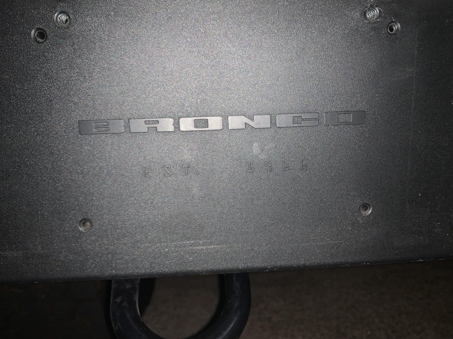 Ford Bronco Found one more Easter egg F719B634-812B-4D03-8E4C-AAC4A7697F42