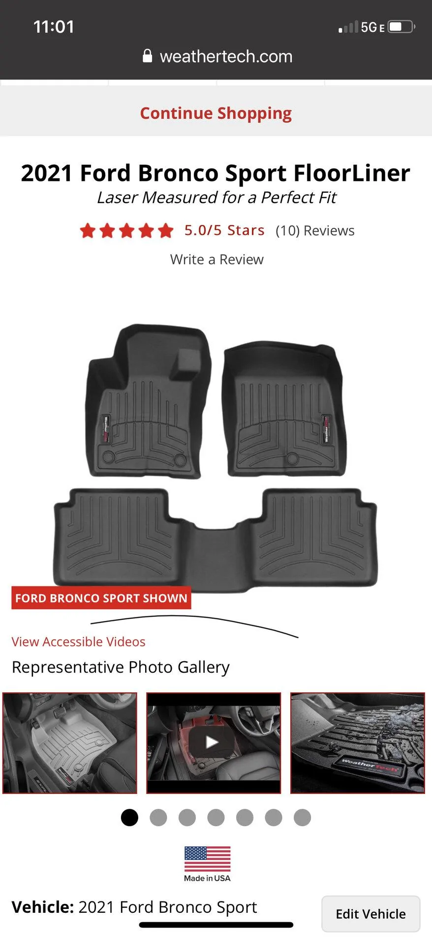 Ford Bronco Ford rubber floor mats are garbage F05424D6-41AF-4B58-A18D-FE1D56255798