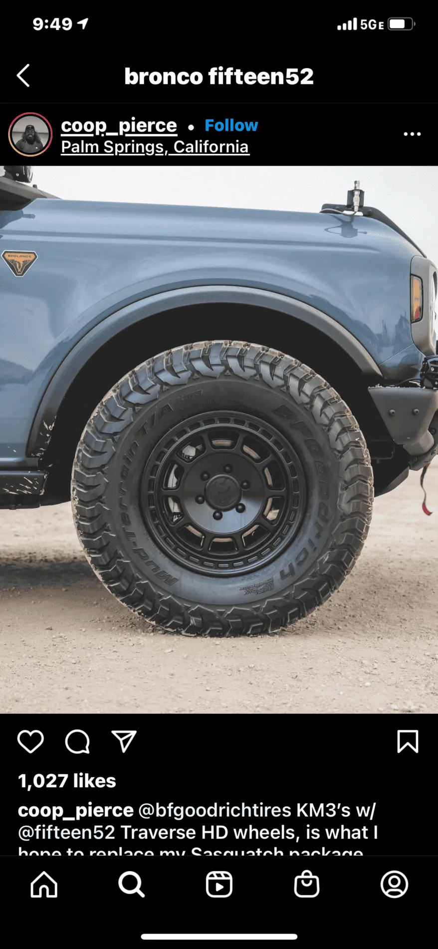 Ford Bronco Anyone doing Fifteen52 wheels? E59E9D74-4F15-4EE0-884B-AAC0F9989A98