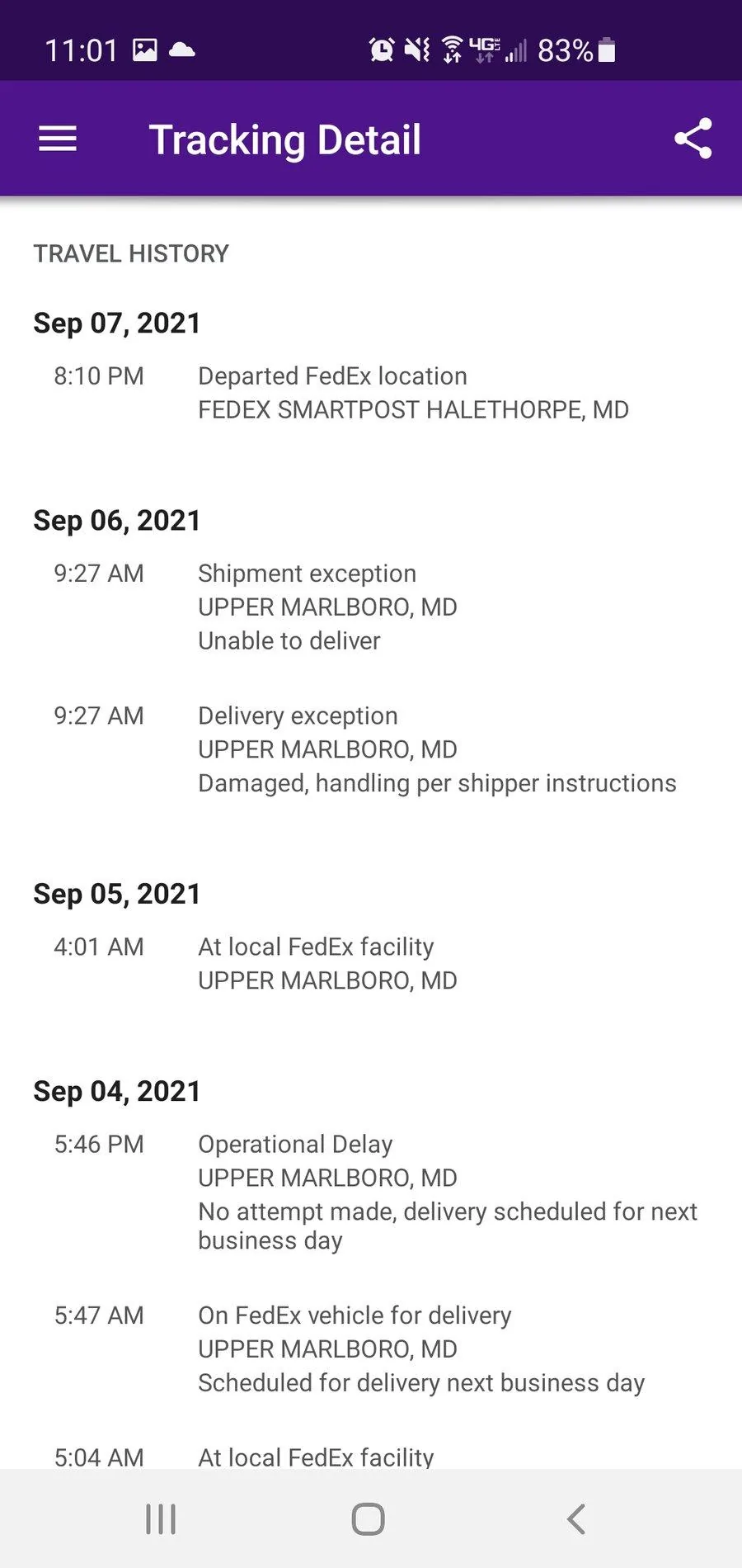 Ford Bronco 6/30 blend dates Screenshot_20210908-230101_FedEx