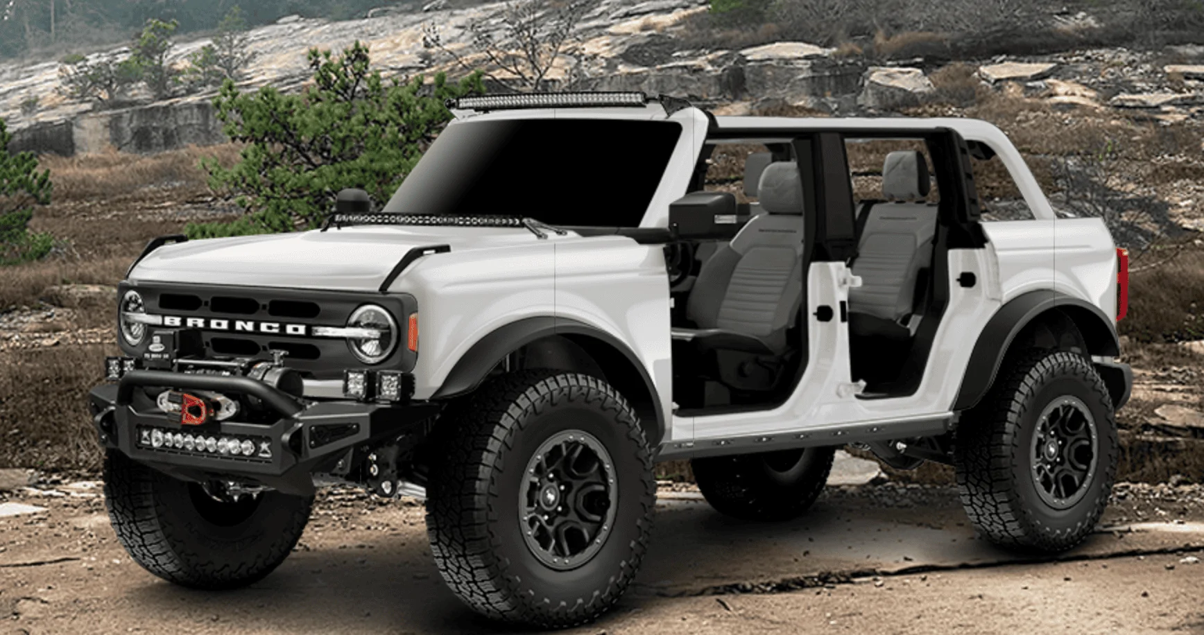 Ford Bronco Wildtrak Bronco Thread Bronco white no doors