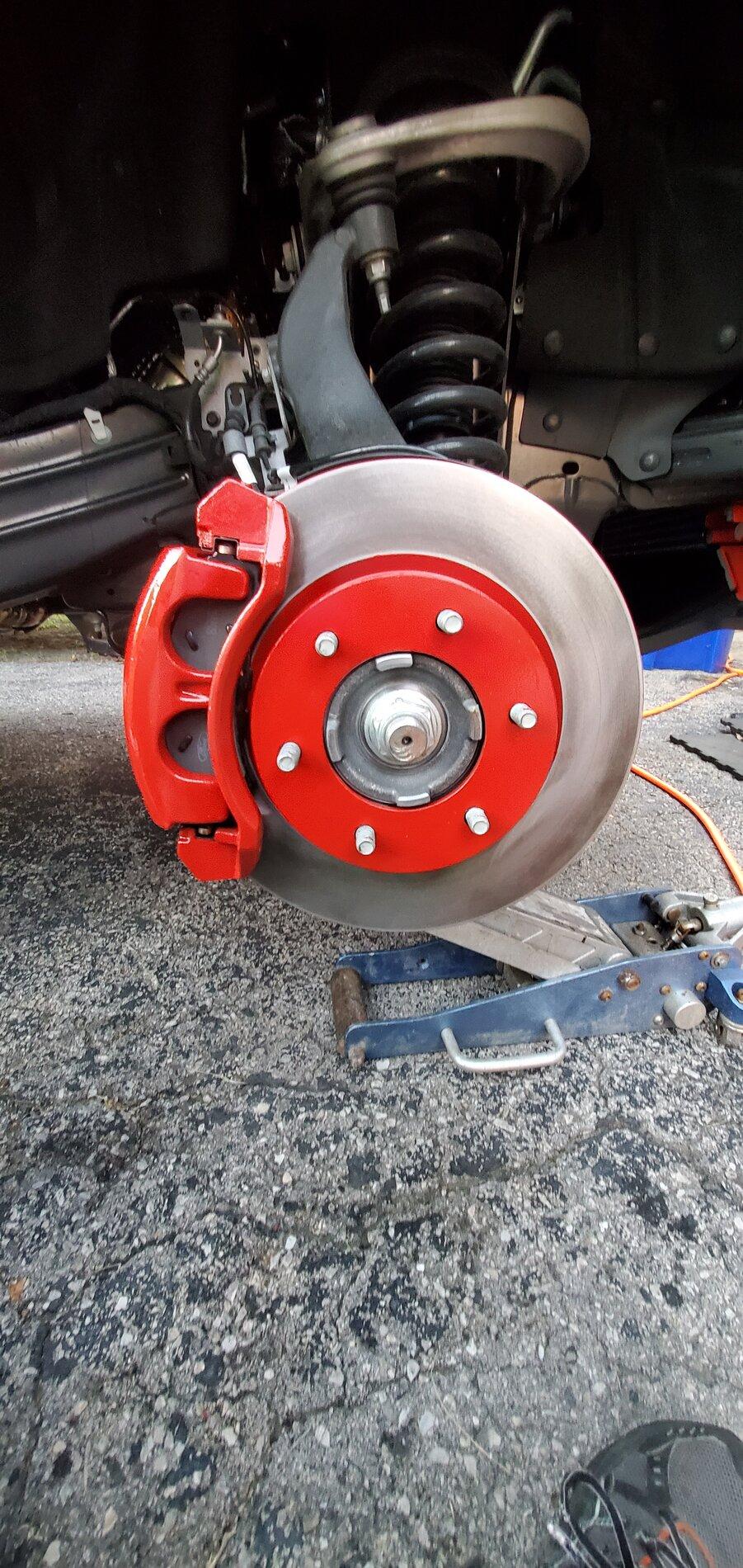 Ford Bronco Brake paint job 20210910_193618