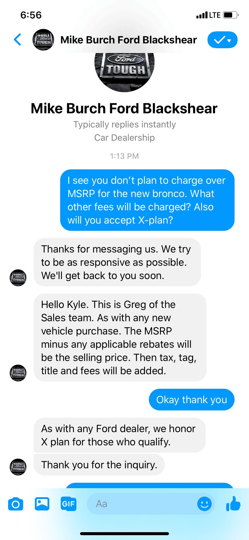 Ford Bronco Bronco Dealers: No-ADM, X-Plans & Special Discounts Master List 25408515-8D64-4520-8FEF-C9DAD20C3561