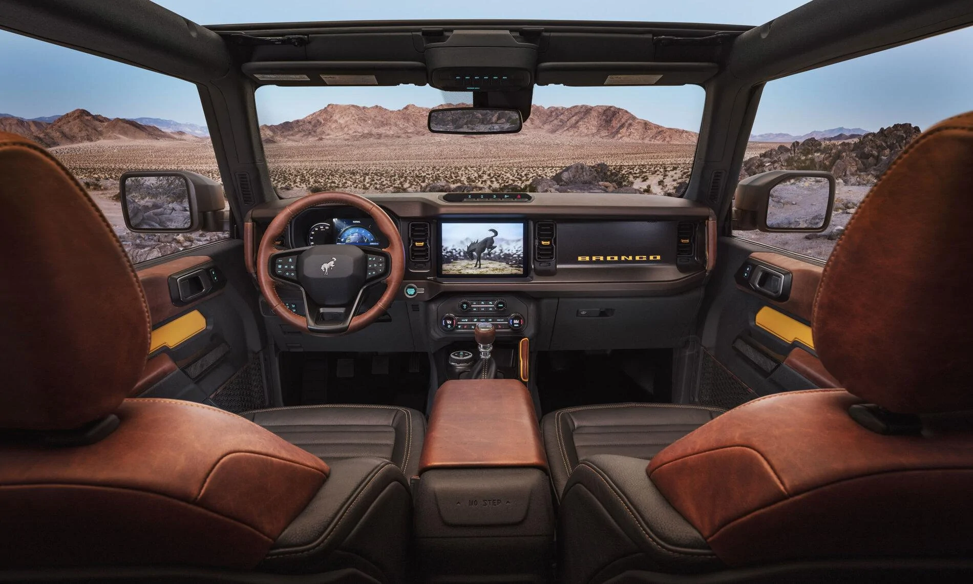Ford Bronco First Edition Bronco Will Have Navy Pier Interior Option Only Bronco Dash 