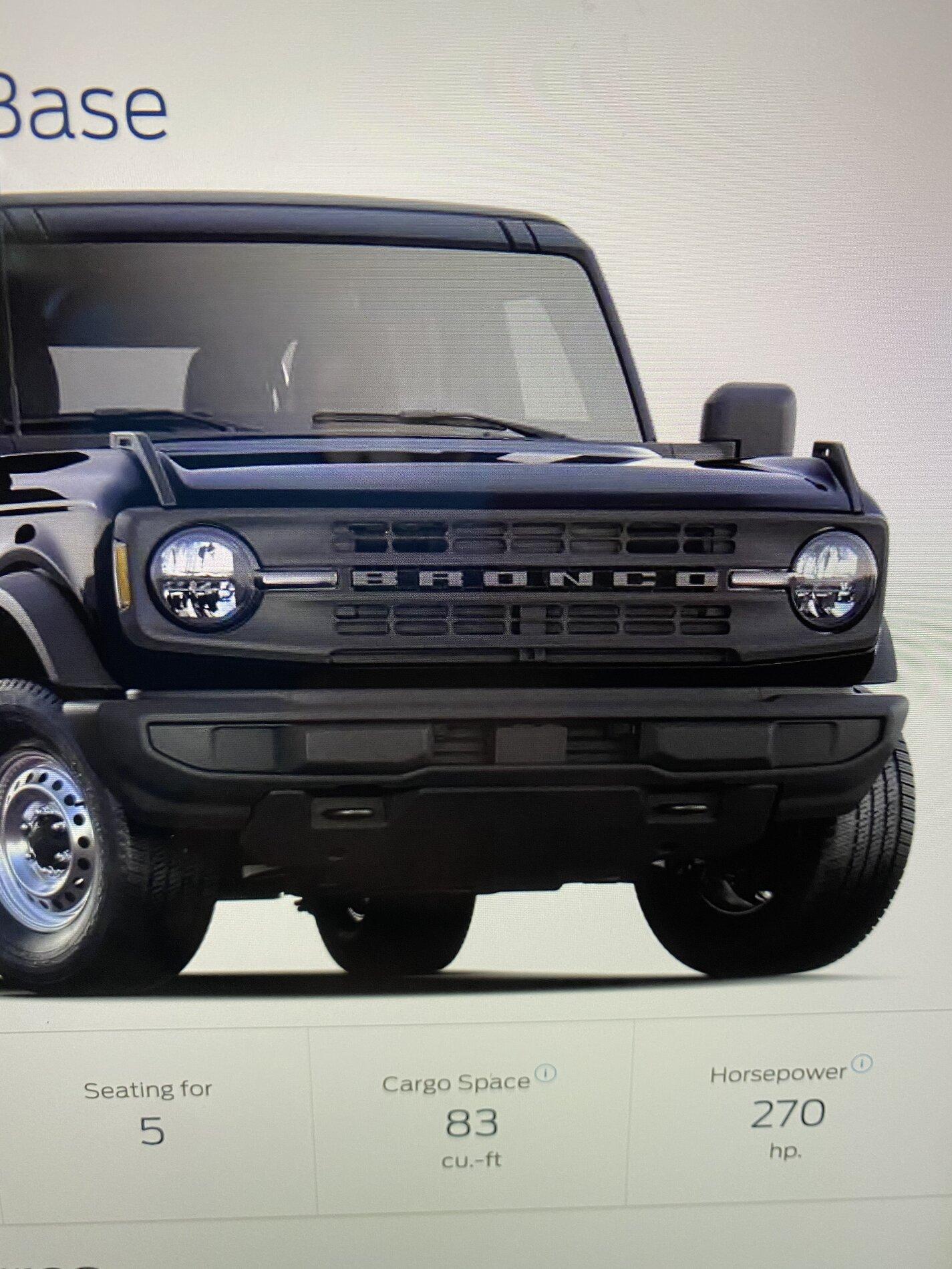 Ford Bronco 3 Bumper Options? 799DD26A-1BE0-4F44-819A-6F0AA4195B83