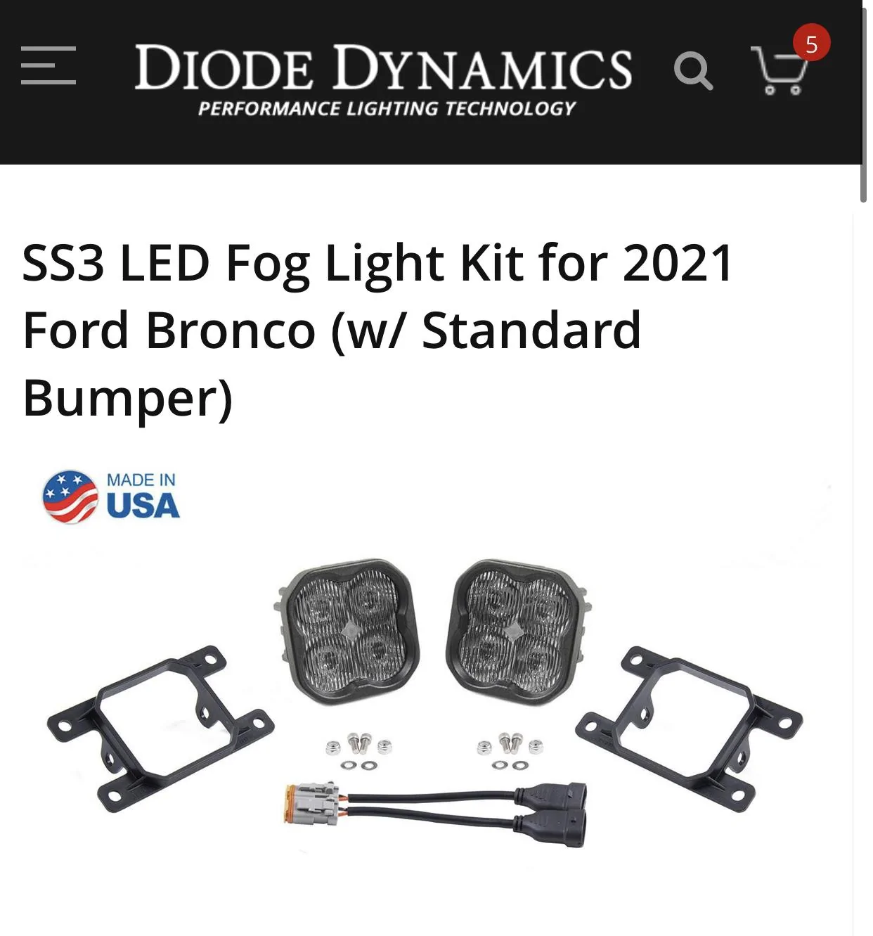 Ford Bronco Base bumper fog lights 6563C31E-0EF5-4D0E-BC0D-9BC89AB67D1E