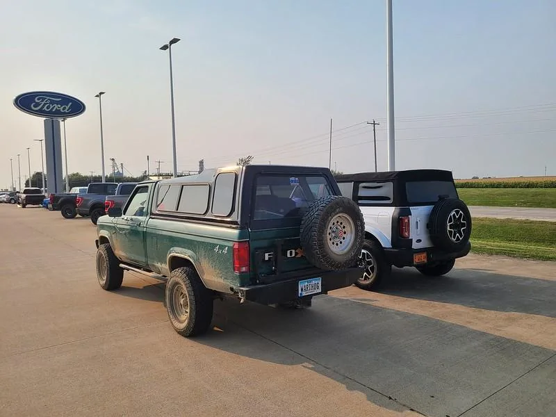 Ford Bronco First Edition next to Bronco2 size comparison 51460765127_6daf0baf86_c