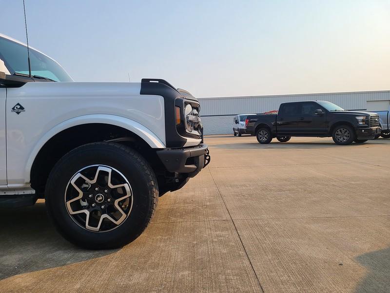 Ford Bronco First Edition next to Bronco2 size comparison 51461532831_aa98517152_c