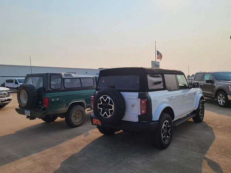 Ford Bronco First Edition next to Bronco2 size comparison 51462479580_c24155c3c4_c