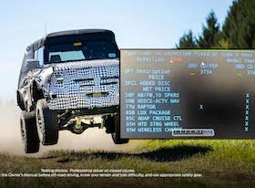 Ford Bronco Normal for A/C going "idle" with engine start/stop function? 2022 Bronco Raptor specs, colors, body cod
