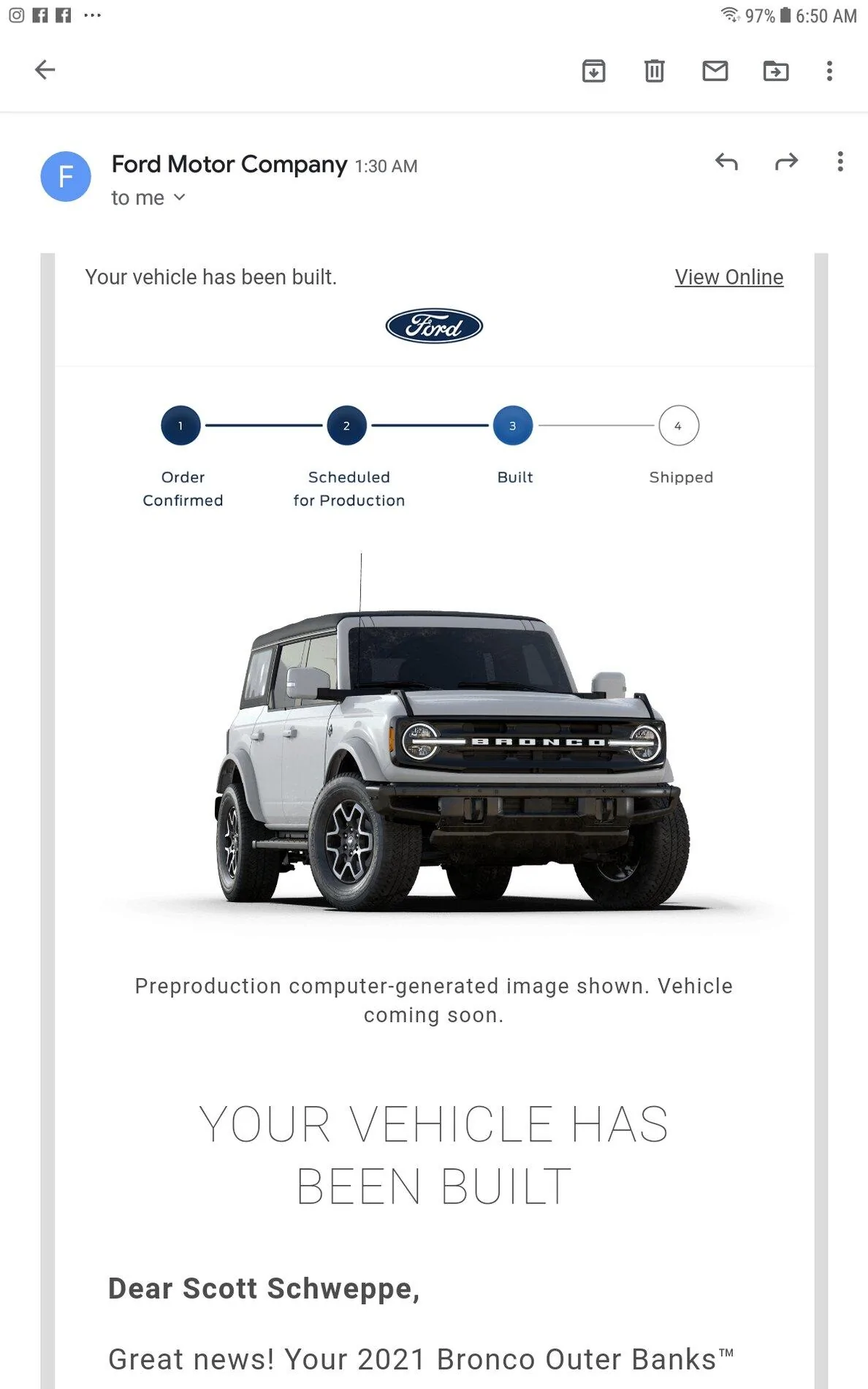 Ford Bronco 🛠 9/6/21 Build Week Group Screenshot_20210914-065058_Gmail