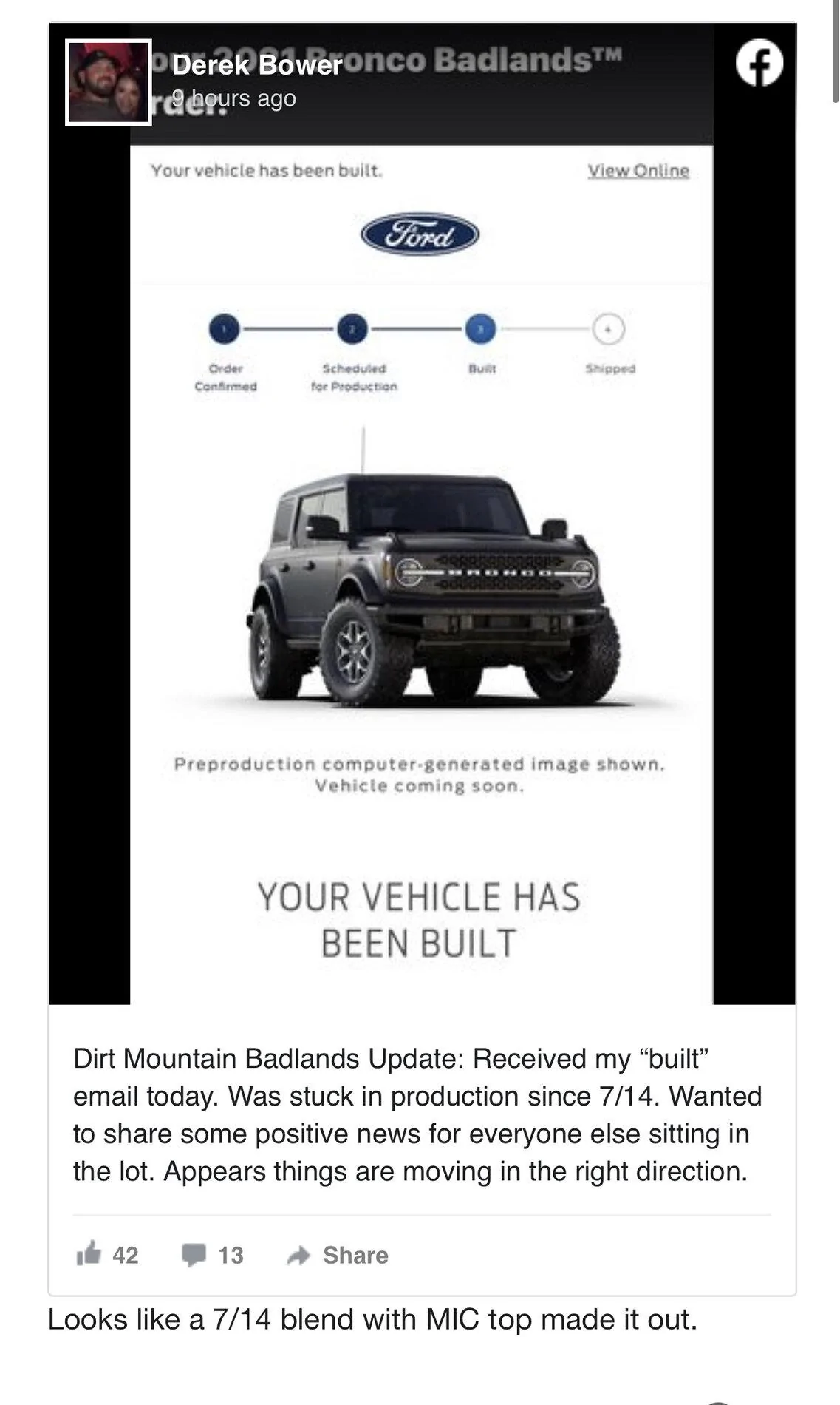 Ford Bronco Who's a 7/19 build? E3D8929C-8543-43D3-B069-2E3115D6CE24