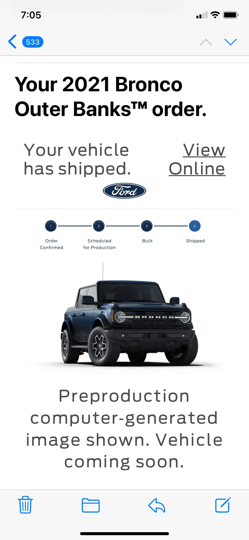 Ford Bronco Who's a 7/19 build? C125D640-71A5-4E5E-864F-6CC8F3E14281
