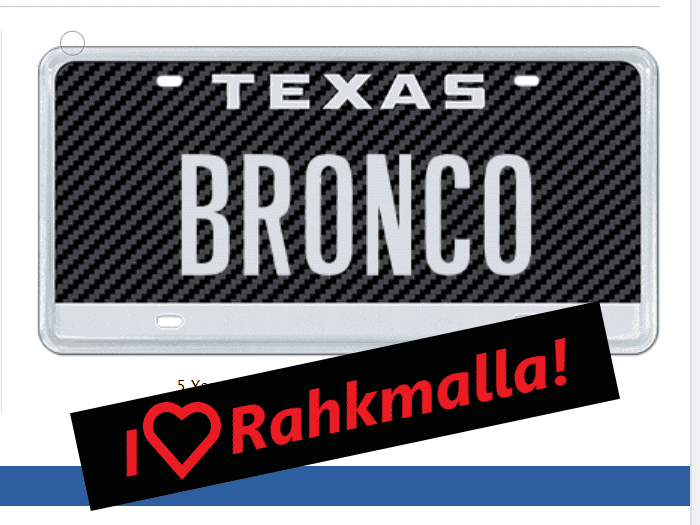 Ford Bronco Mudflaps might be a good idea i3rahkmalla
