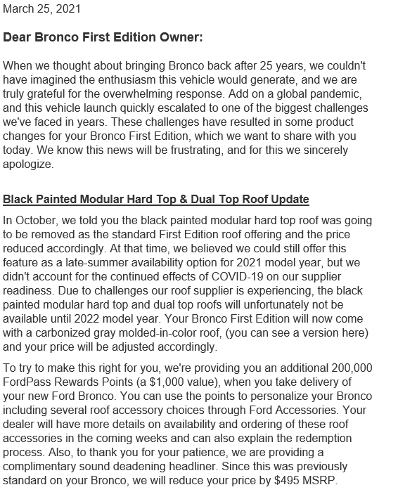 Ford Bronco What is the Ford OEM Soft Top? 1631714086753