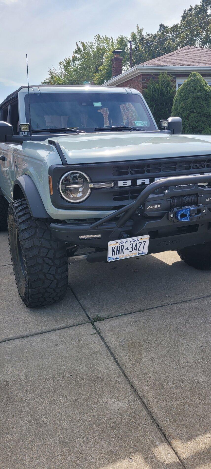 Ford Bronco My Black Diamond Bronco with 37's, 2" spacers, 4WP upper control arms & rear track bar, Method 701 20210915_142523
