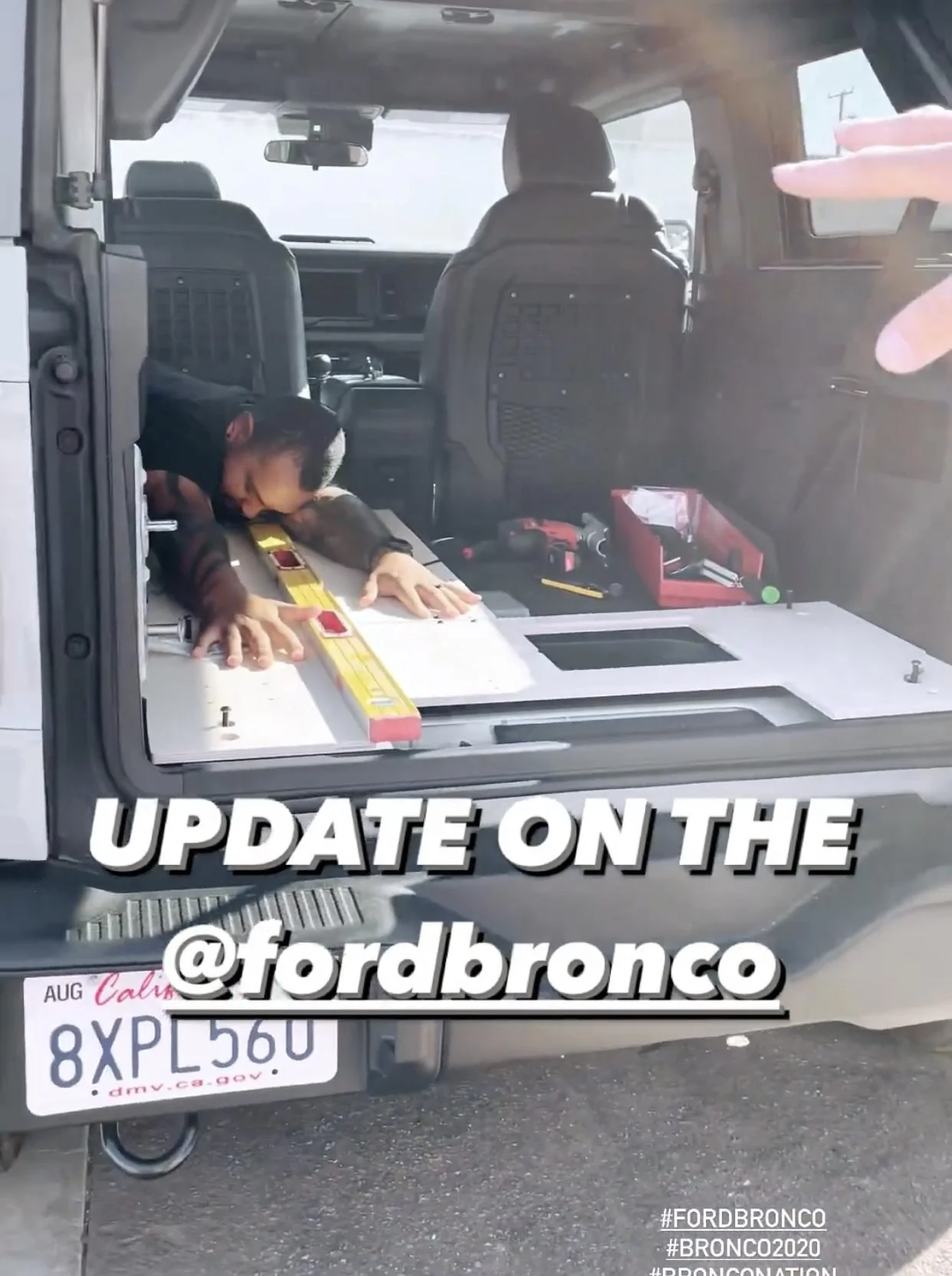 Ford Bronco Goose Gear developing 2021+ Bronco rear seat delete system and foldout table B55C43C9-C75C-4579-9B36-75705AD30EF5