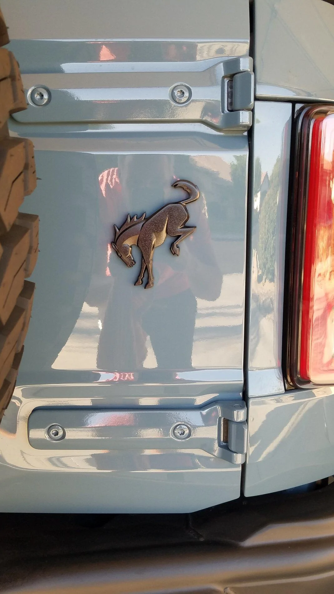 Ford Bronco Painted my bronco emblem black.. 20210916_170859
