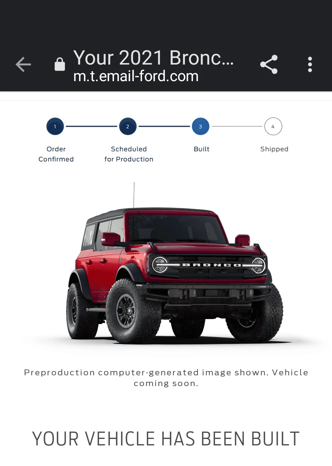 Ford Bronco 🛠 9/6/21 Build Week Group Screenshot_20210917-055913-357