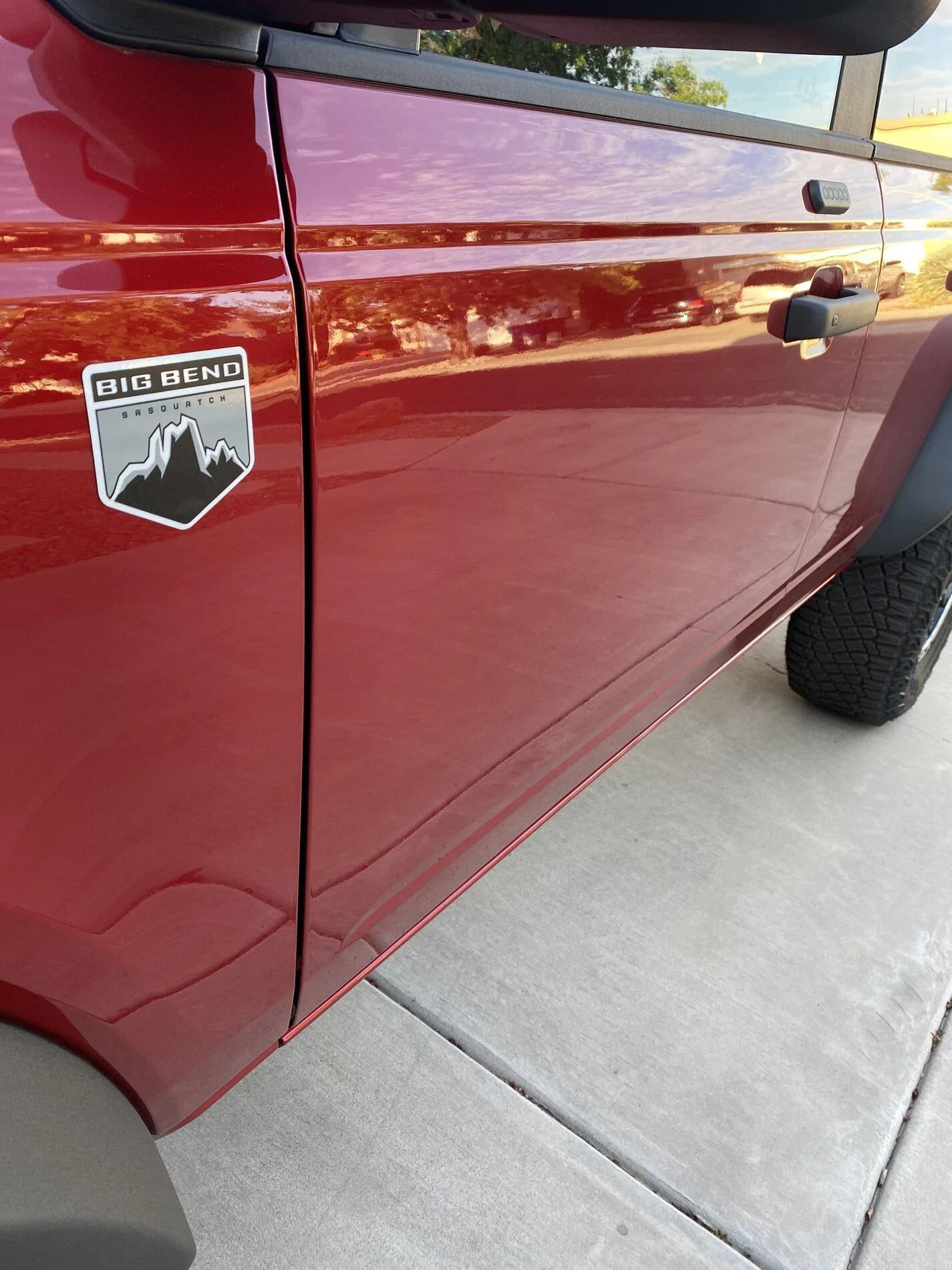 Ford Bronco Big Bend Sasquatch Rapid Red Delivery! CC10F78E-B09F-4654-9B8A-A3091DA519DE