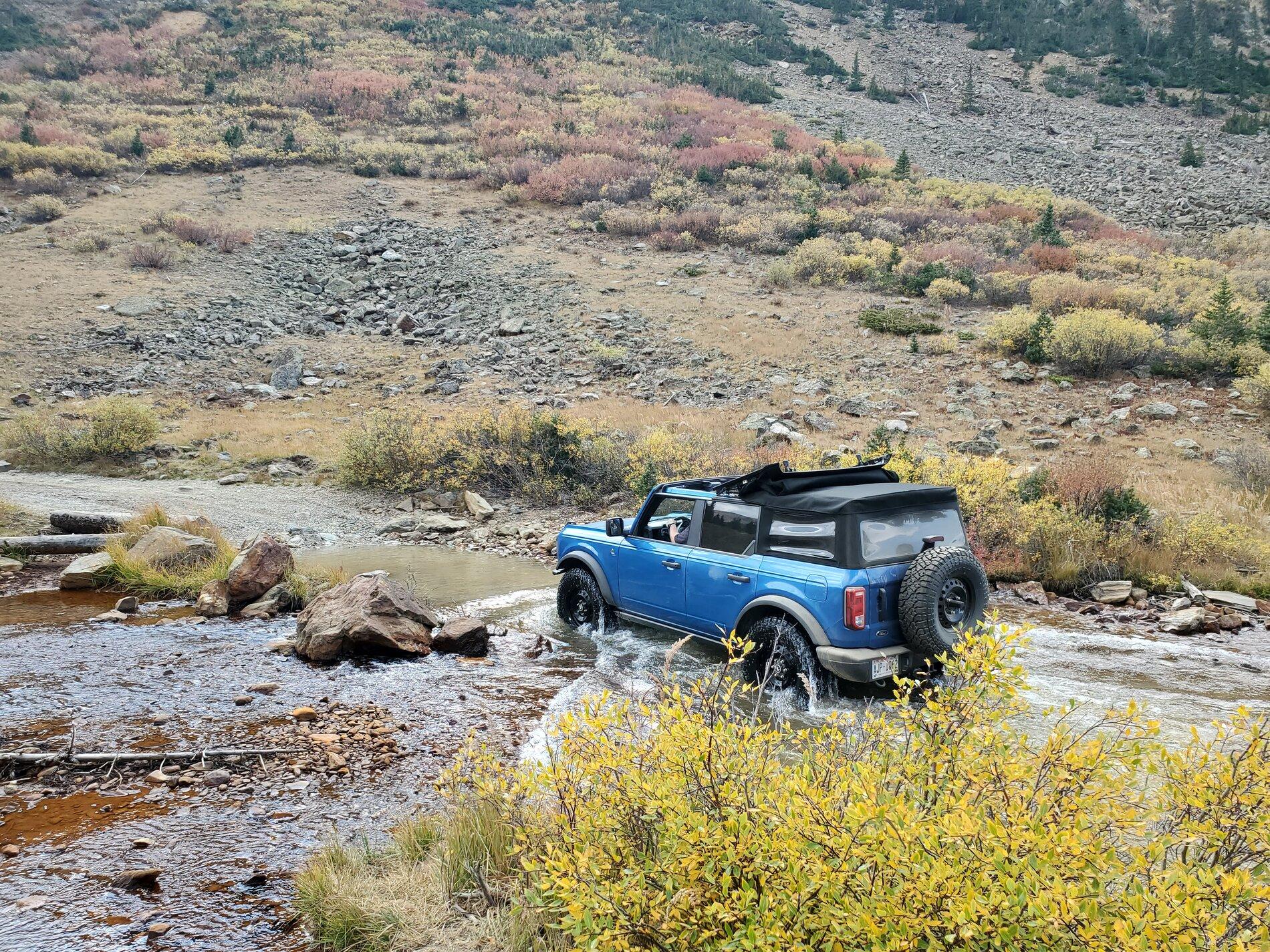 Ford Bronco Colorado maiden voyage for a Black Diamond Bronco 20210917_154019