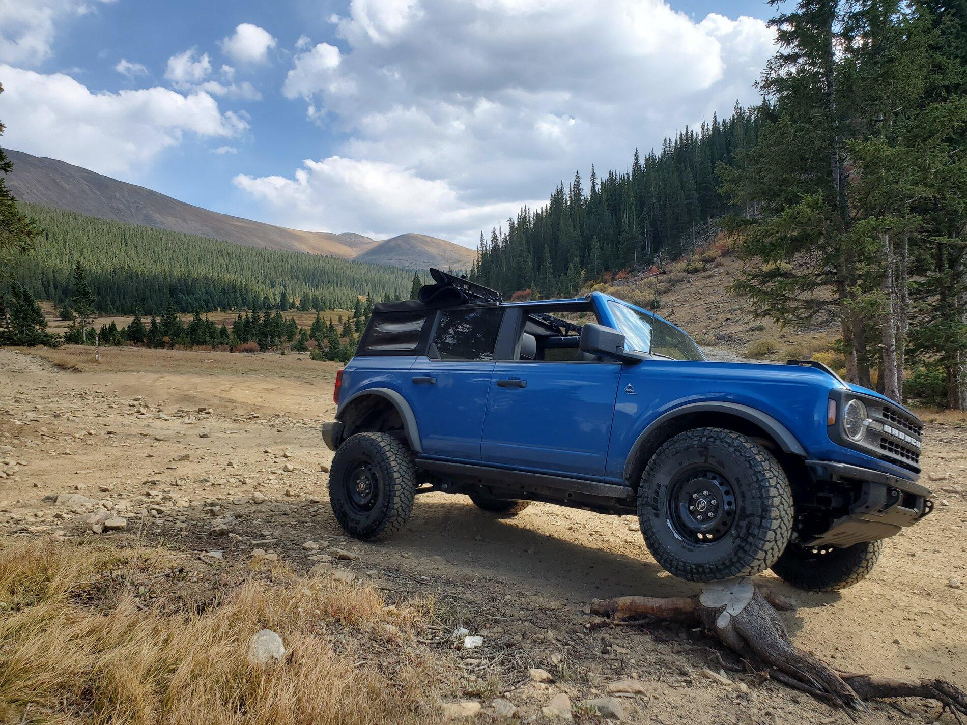 Ford Bronco Colorado maiden voyage for a Black Diamond Bronco 20210917_154935