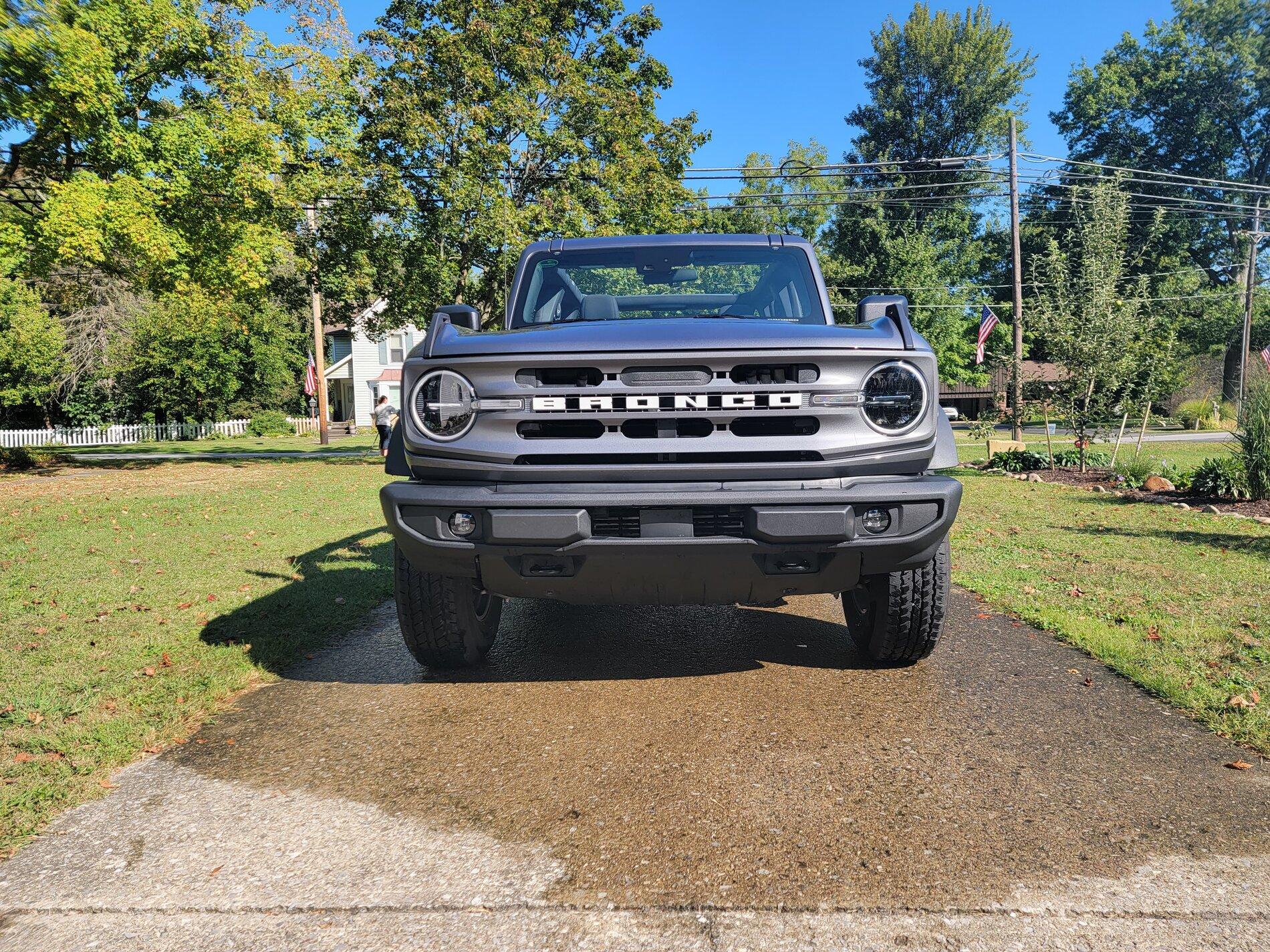 Ford Bronco Changed out standard bumper for Heavy-Duty Modular Bumper. 20210919_104246