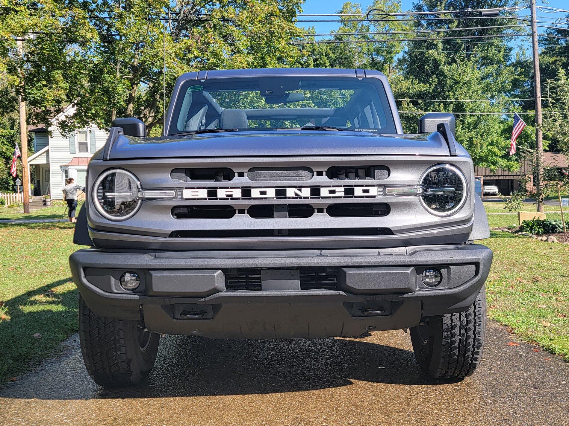 Ford Bronco Changed out standard bumper for Heavy-Duty Modular Bumper. 20210919_104249