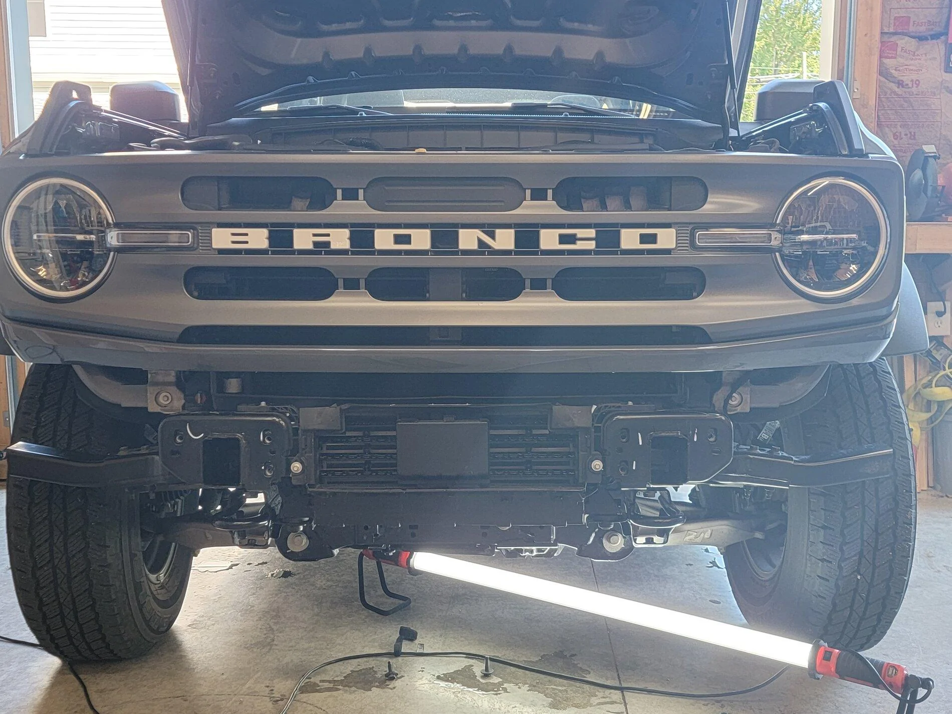 Ford Bronco Changed out standard bumper for Heavy-Duty Modular Bumper. 20210919_111602