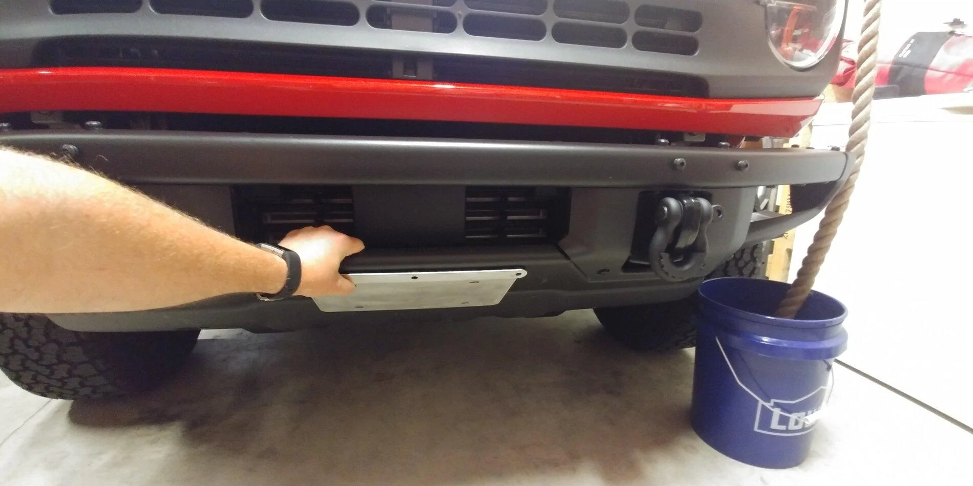 Ford Bronco Front license plate mount options? 20210921_163758