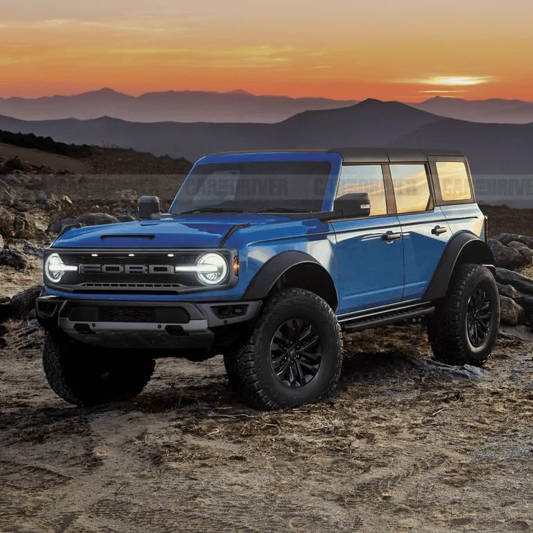 Ford Bronco Rendered Illustration of Ford Raptor 1632344691657