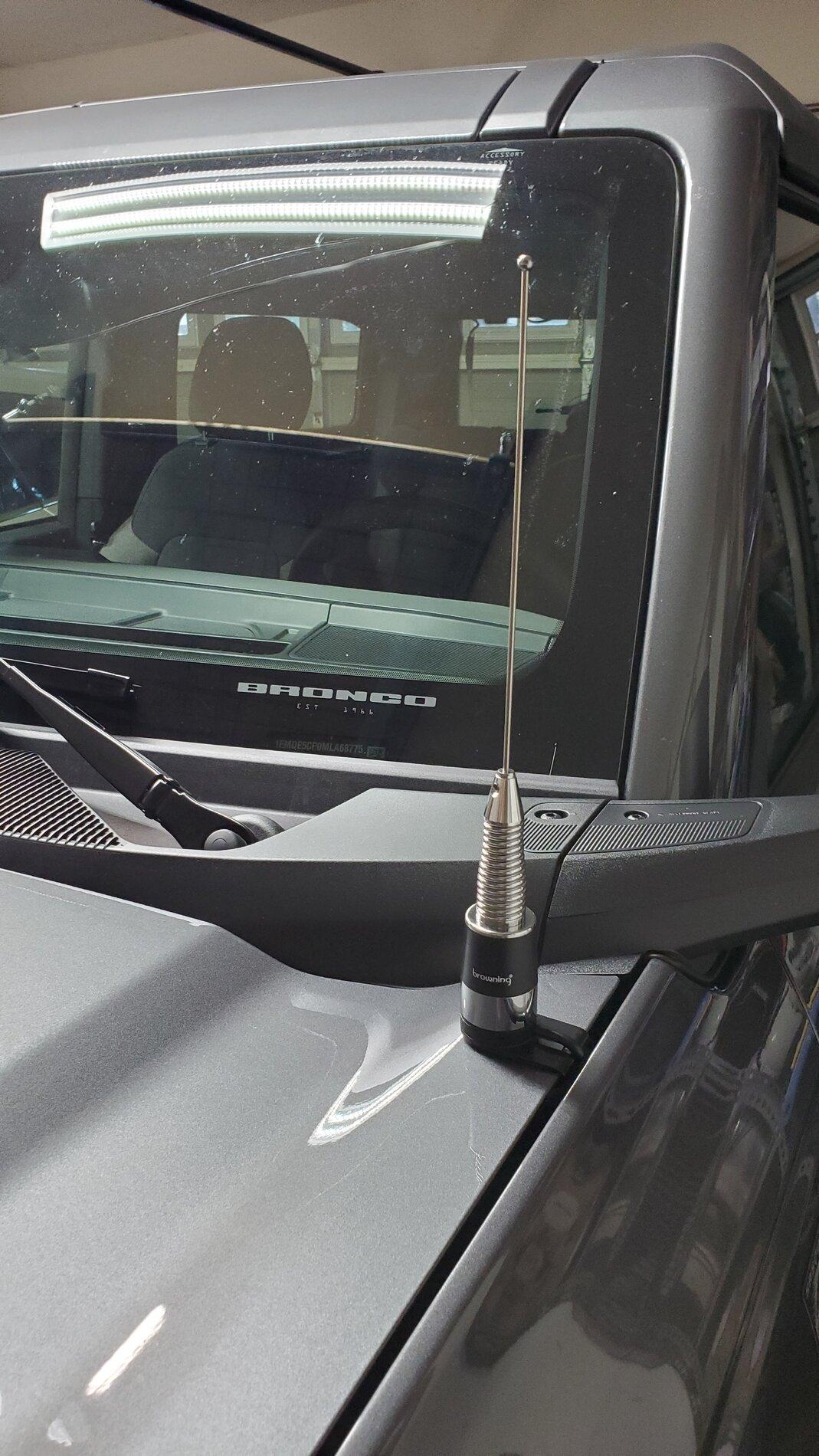 Ford Bronco GMRS Installed in 2021 Bronco Base 20210923_072731