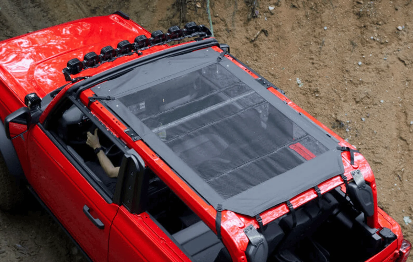 Ford Bronco GearShade Mesh Sunshade - Install and Review ss 2021-09-23 at 4.18.39 PM