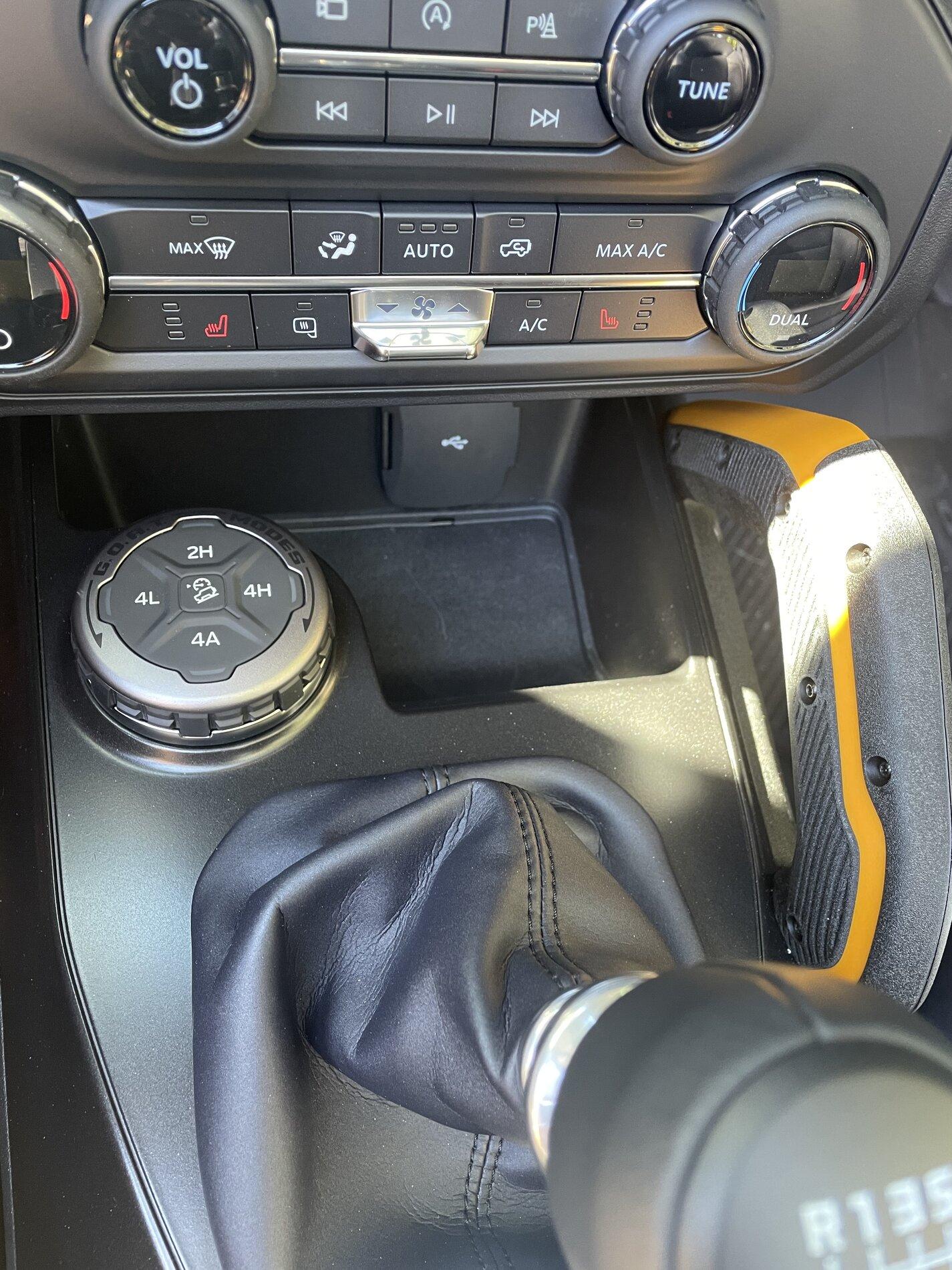 Ford Bronco Wireless charging pad DIY install hack 9E4C5A37-A227-4951-B102-D0CA683F5CFD
