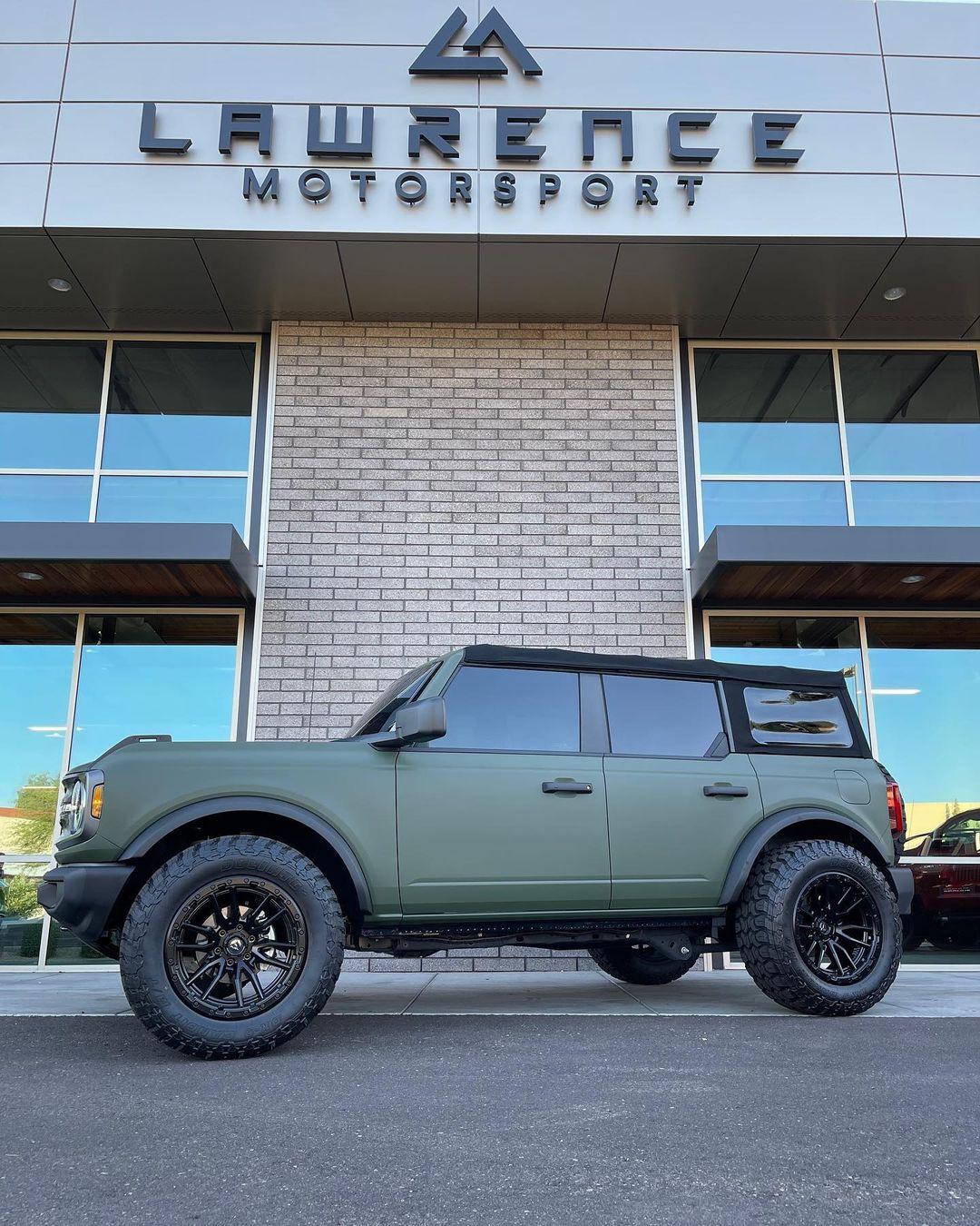 Ford Bronco Matte Green Wrapped 2021 Bronco Matte Green Wrapped 2021 Ford Bronco