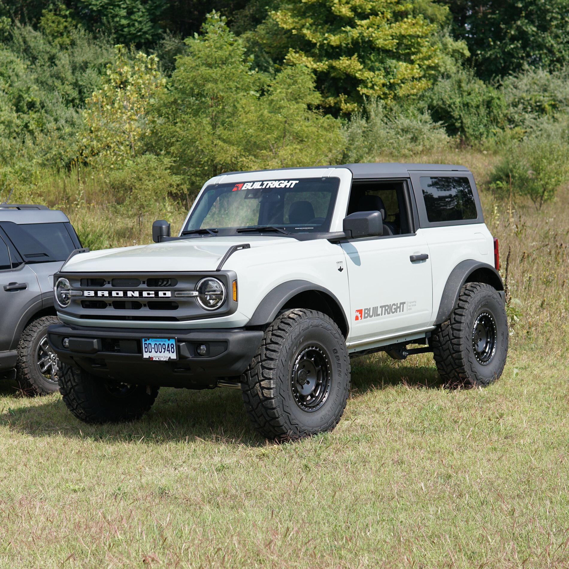 Ford Bronco Limited Pre-Sale: Builtright License Plate Relocation Kits For 2021 Bronco – Plastic and Modular Steel Bumpers 106101_Bronco_LPRK_Standard_9