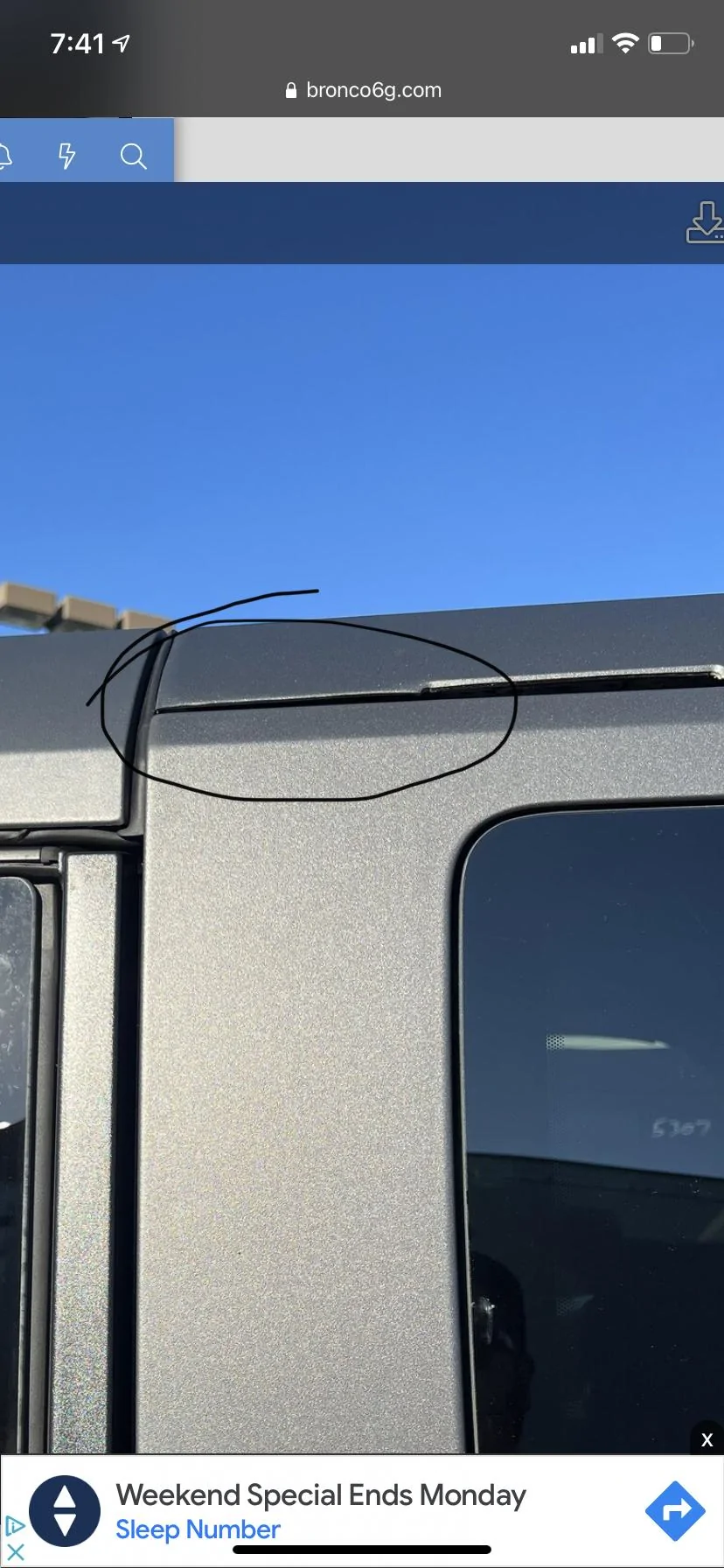 Ford Bronco MIC 2.0 (?) Hardtop Closeup Pics on 2021 Bronco 456D9DED-DBA5-4599-9704-4D36E99064D1