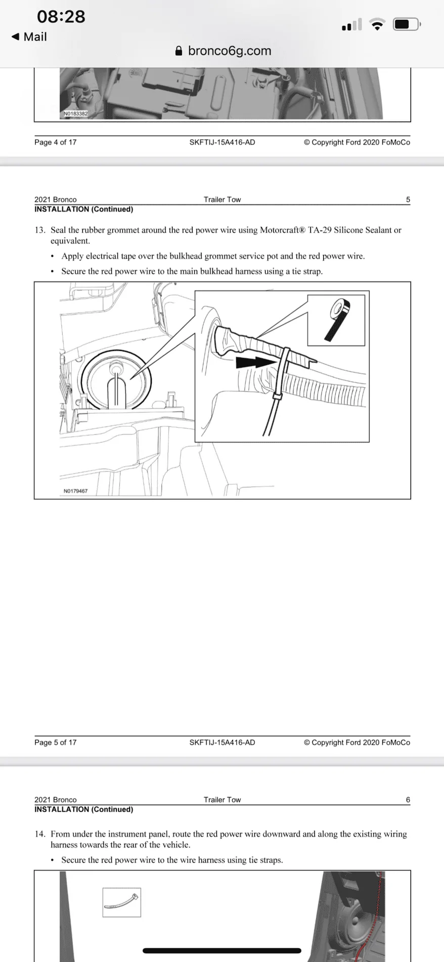Ford Bronco Self wiring flat four-pin hitch receiver CCA46FB4-A600-458D-9DE5-C774716B2E1A