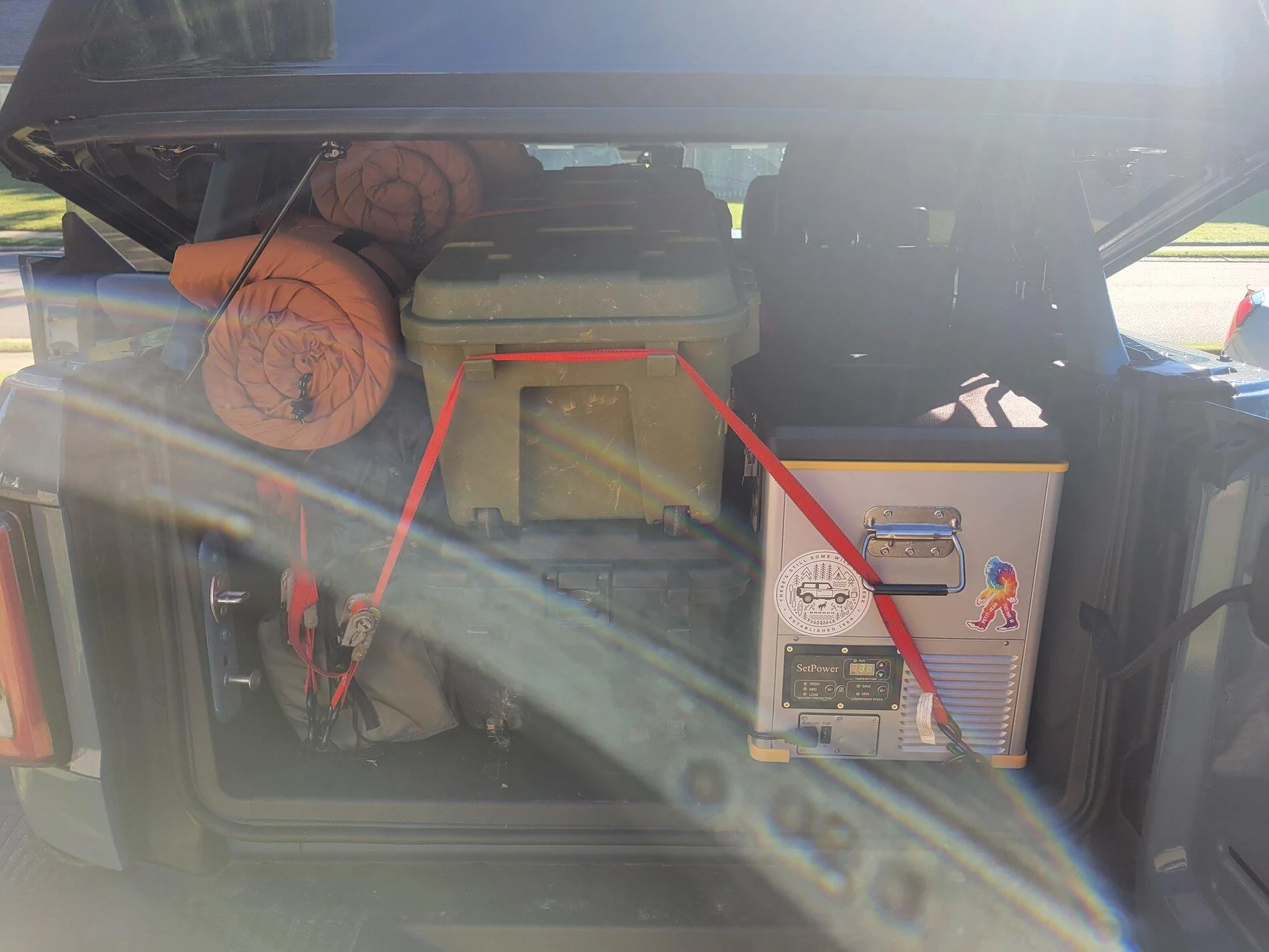 Ford Bronco Camping Cargo Test Run 20210925_090320