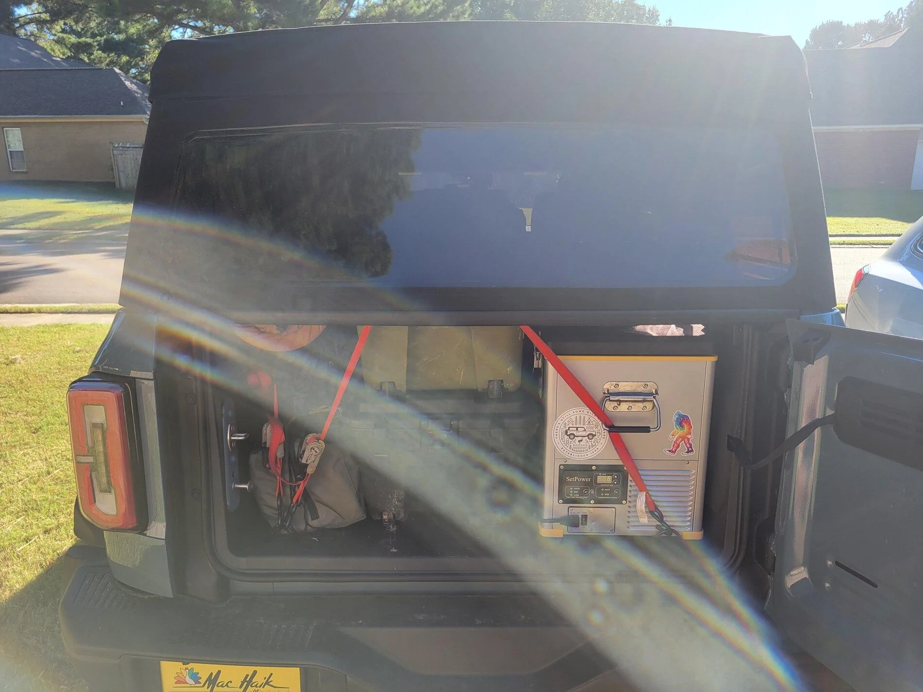 Ford Bronco Camping Cargo Test Run 20210925_090754