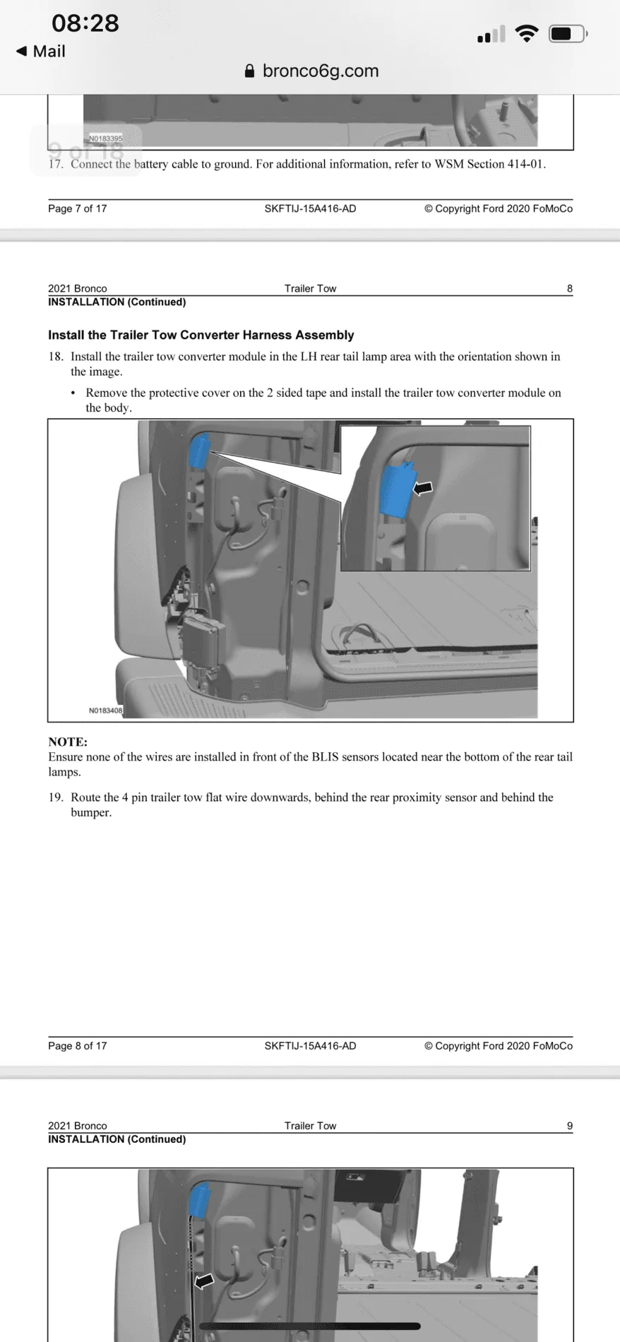 Ford Bronco Self wiring flat four-pin hitch receiver E2EB5DC7-F311-47E8-8F0F-7BF042456766