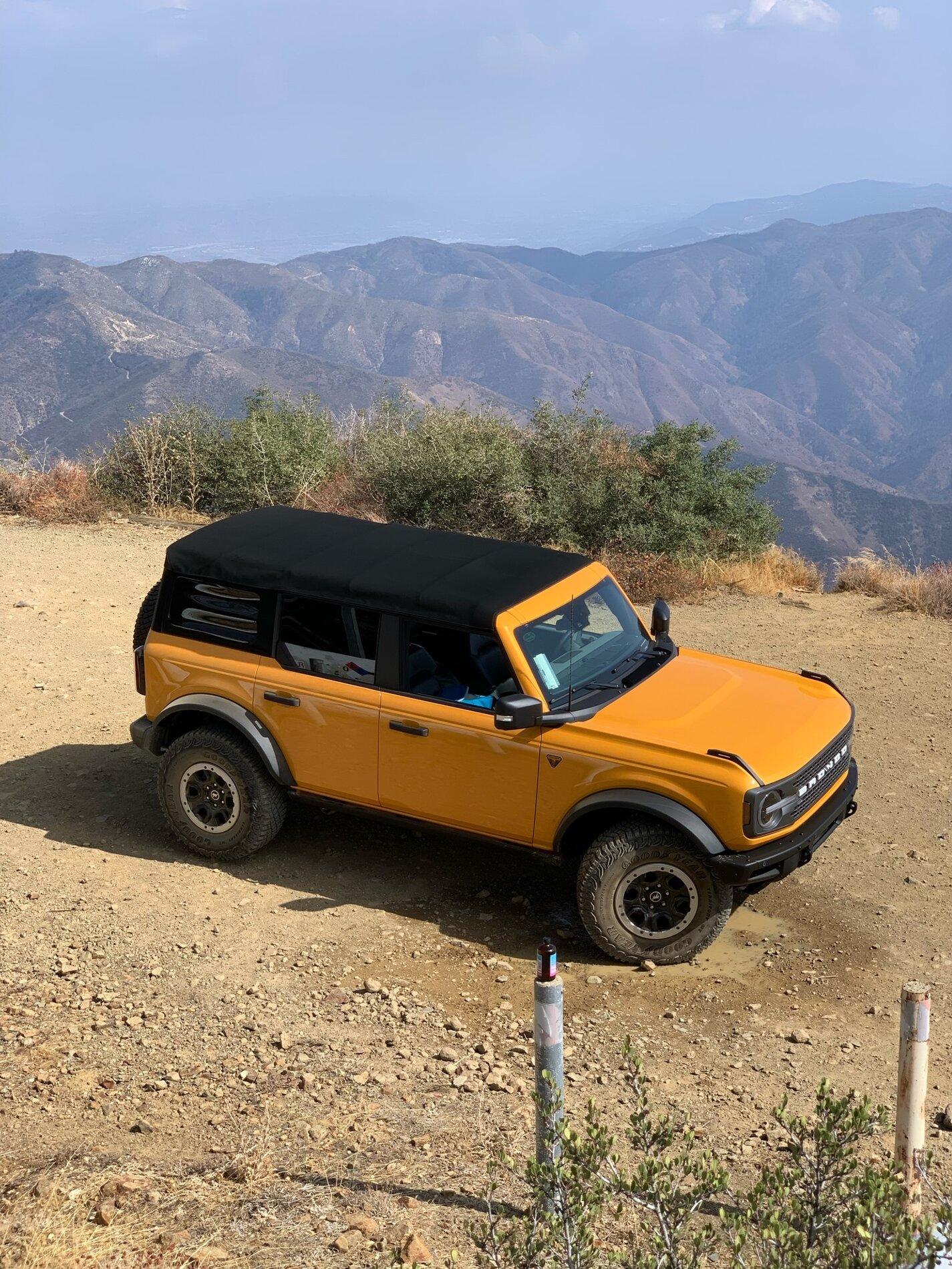 Ford Bronco Up the mountain with our Badlands 5B041BC1-C33D-42C9-A4D9-E59EE395B96E
