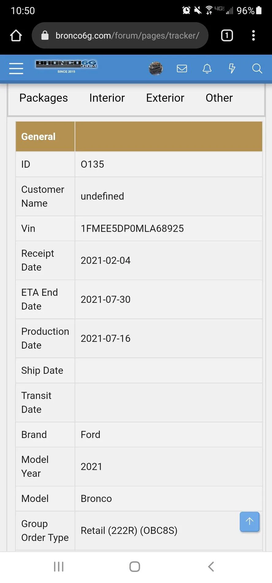 Ford Bronco Ford begins sending Hardtop Replacement emails to Bronco customers today Screenshot_20210926-105038_Chrom