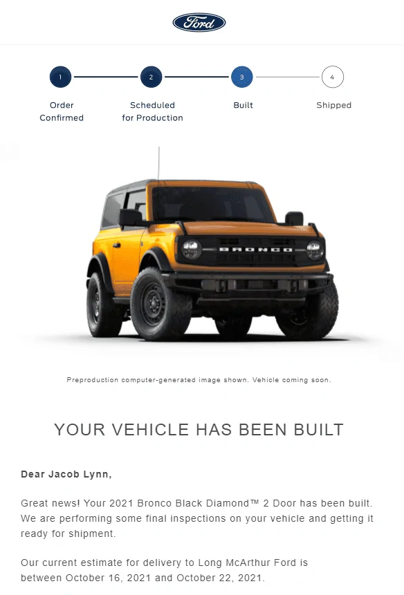 Ford Bronco *** DIRT MOUNTAIN Broncos - Built, Shipped, Delivered Tracker*** 1632754932602