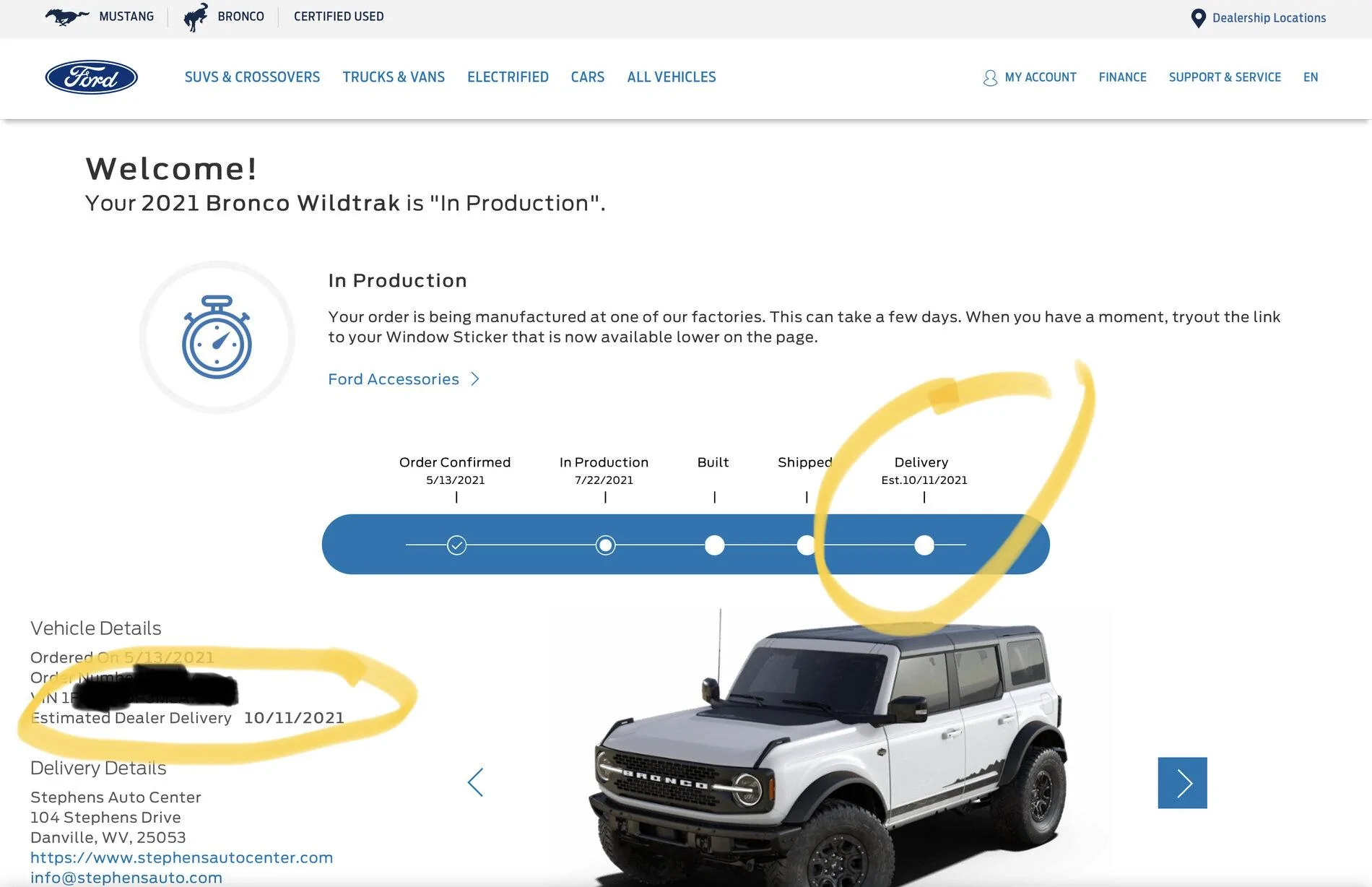 Ford Bronco *** DIRT MOUNTAIN Broncos - Built, Shipped, Delivered Tracker*** 22960C93-0A27-4FA9-90F2-DEF511BDD204