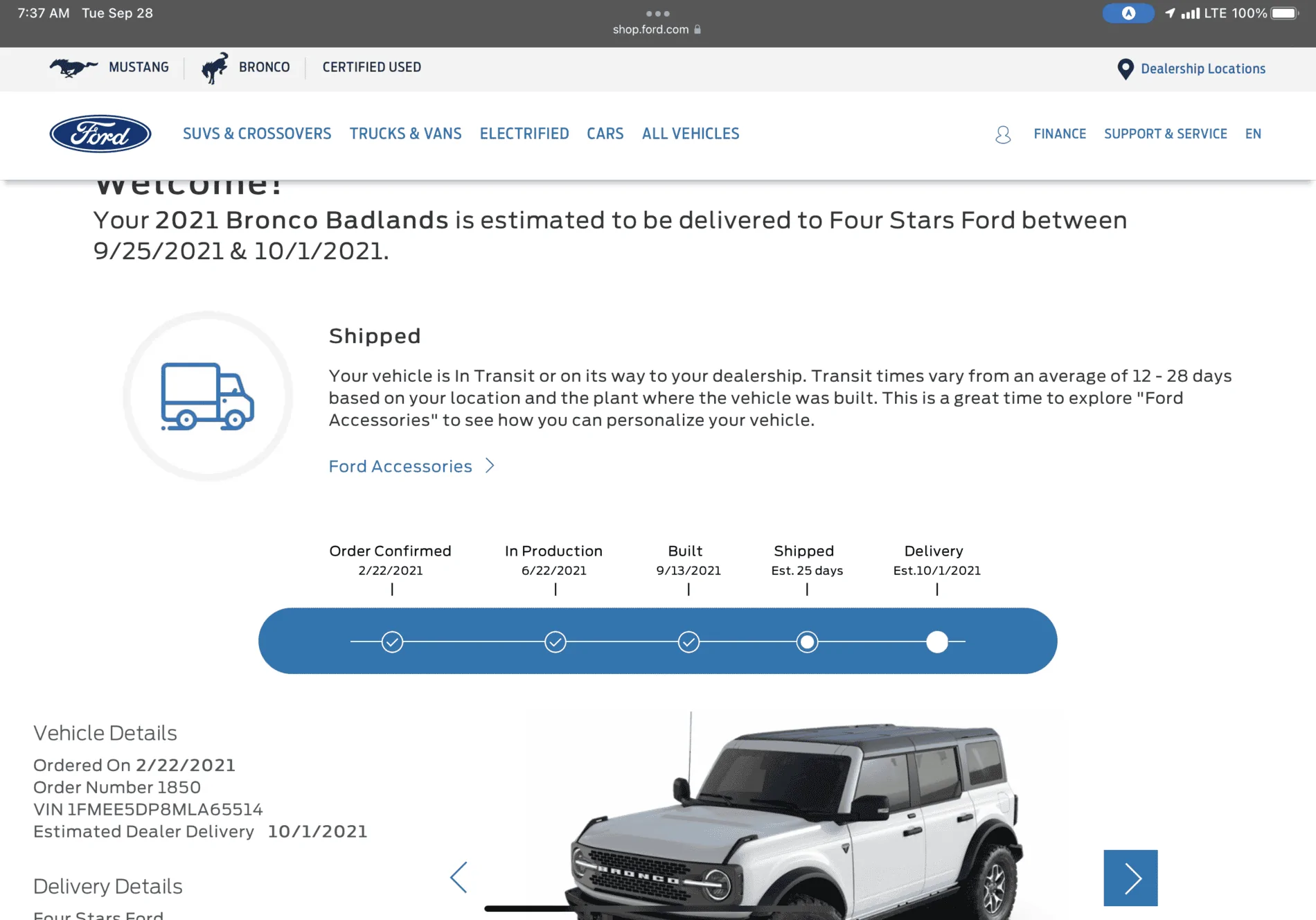 Ford Bronco 6/30 blend dates 67C1147D-62F0-4B27-957D-3154753E677E