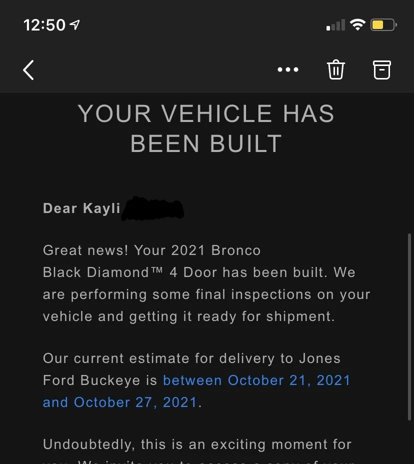 Ford Bronco *** DIRT MOUNTAIN Broncos - Built, Shipped, Delivered Tracker*** C67F1F4E-A663-465E-BF61-925D945B88C5