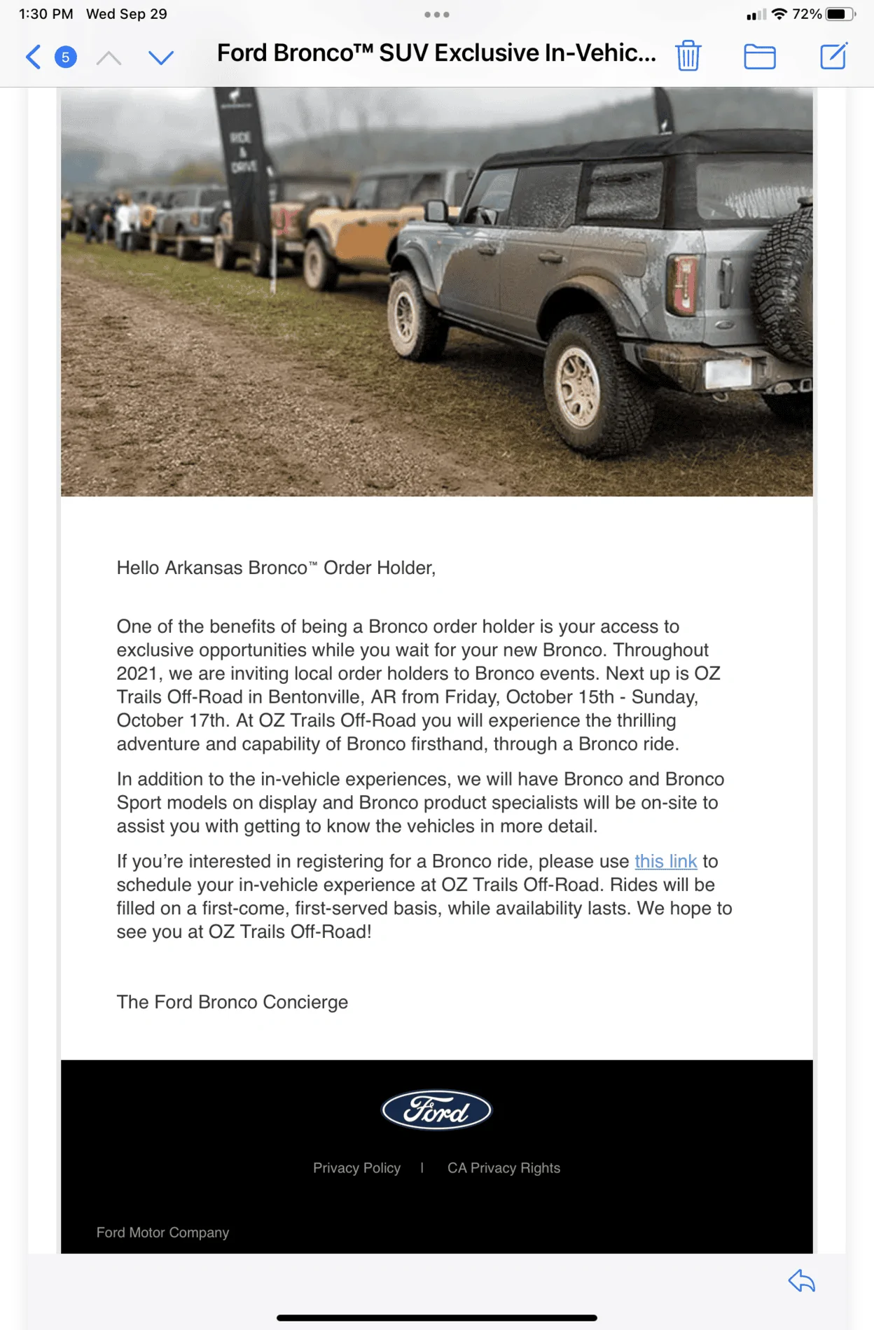Ford Bronco Arkansas Bronco Owners 544FE531-1715-4693-9A5F-166E2B0EB39D