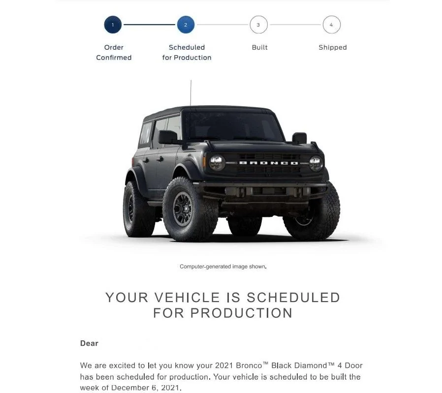 Ford Bronco Dealership Mistake Black Diamond