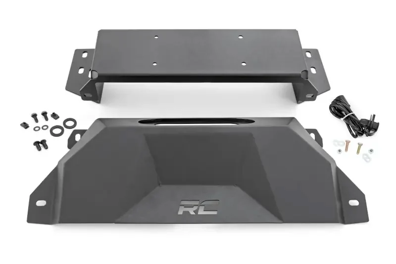 Ford Bronco 2021 Bronco Rough Country Hidden Winch Mount & Skid Plate Kit 51054 2021 Bronco Rough Country Hidden Winch Mount & Skid Plate Kit 51054 9